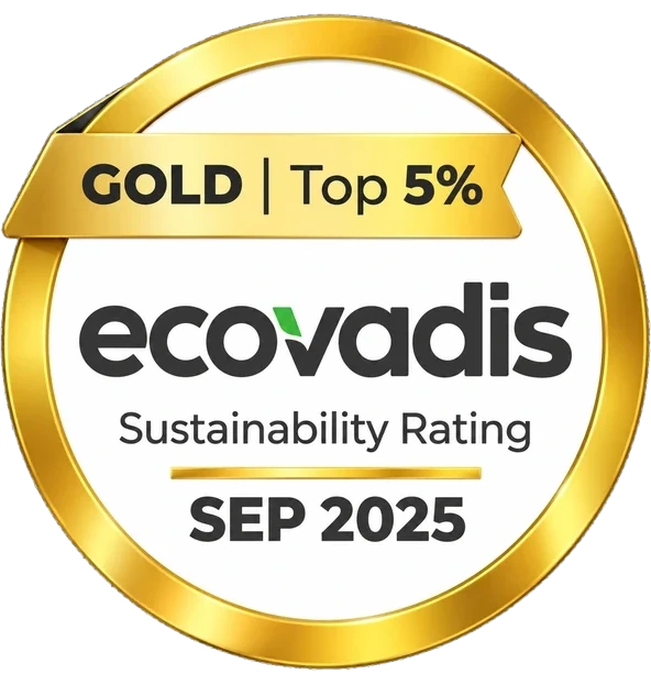 EcoVadis Gold 2025, Top 5%